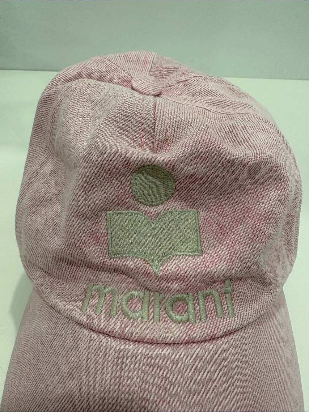 Isabel Marant Pale Pink Logo Cap
